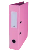 Treeline Lever Arch File PVC A4 70mm with Rado  (Each) - Pink image