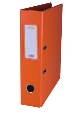 Treeline Lever Arch File PVC A4 70mm with Rado  (Each) - Orange