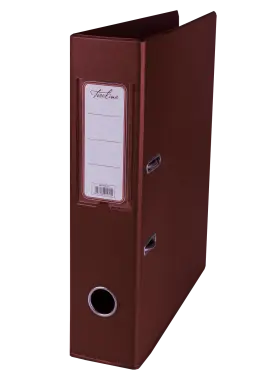 Treeline Lever Arch File PVC A4 70mm with Rado  (Each) - Burgundy