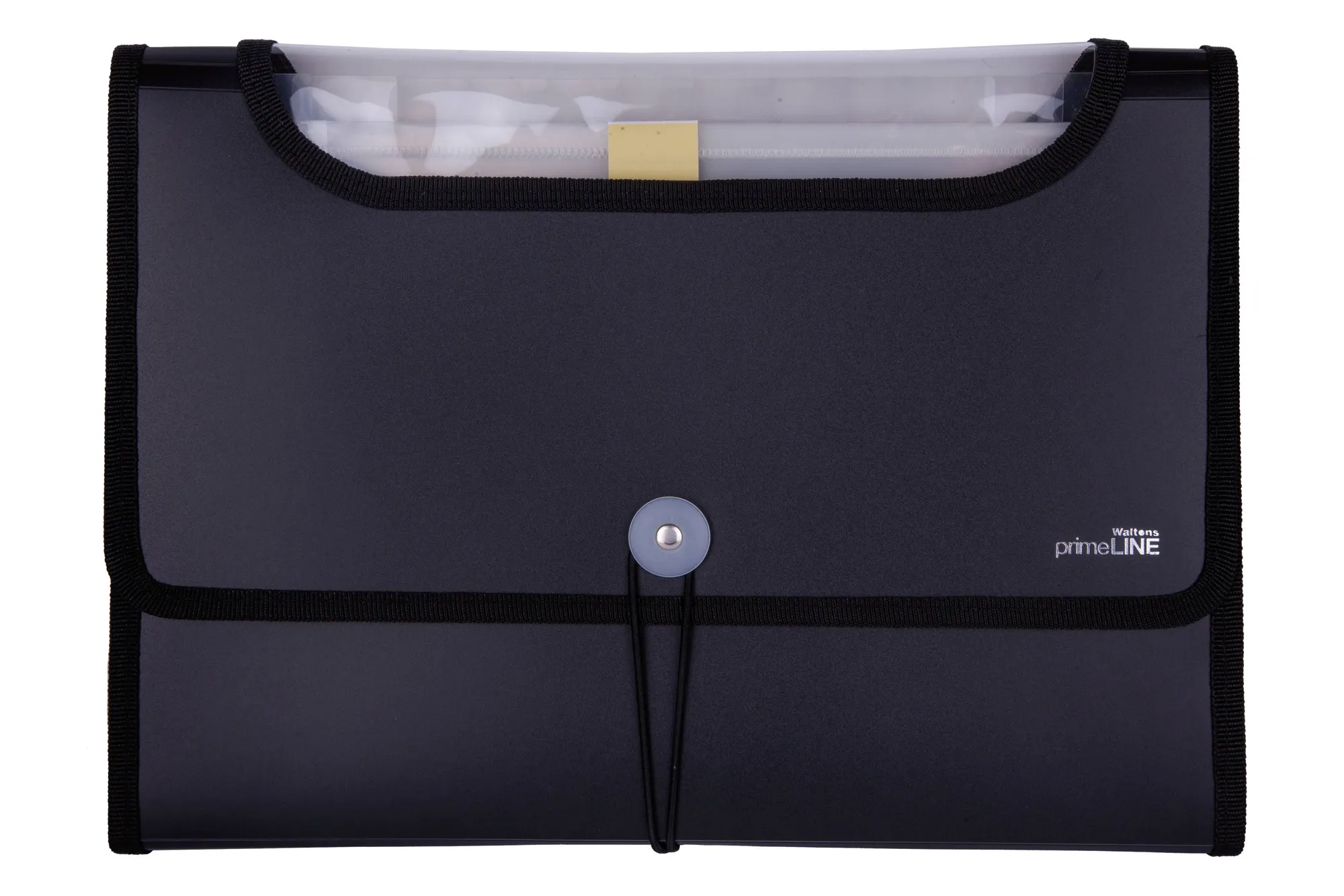 Waltons Primeline Concertina PVC File 13 Pocket KA4 - Black | Waltons