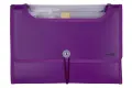 Waltons Primeline Concertina PVC File 13 Pocket KA4 - Purple image