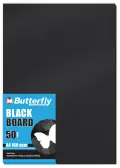 Bright Board, A4, 160gsm, Individual Colours, Packet of 50 - Black image