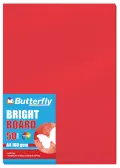 Bright Board, A4, 160gsm, Individual Colours, Packet of 50 - Red image