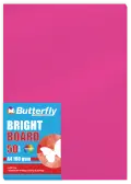 Bright Board, A4, 160gsm, Individual Colours, Packet of 50 - Pink image