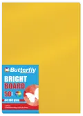 Bright Board, A4, 160gsm, Individual Colours, Packet of 50 - Yellow image