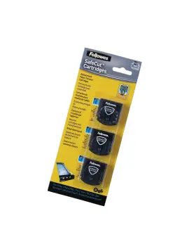 FELLOWES SafeCut Blades - 3 Pack Perforate, Wavy, Fold