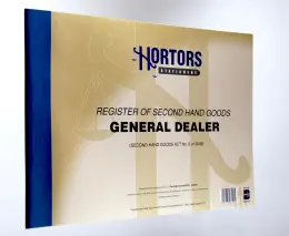 HORTORS Legal Register General Dealer GD/Reg 
