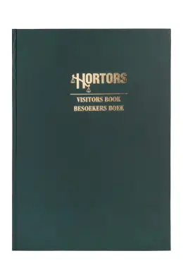 HORTORS Visitors Book GVB