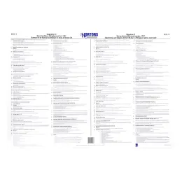 Hortors Basic Conditions Regulation Legal Chart, 3L Laminated (Single Sheet)
