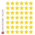 Redfern Stars Colour Coded Self Adhesive Labels Roll Form 14mm Box 168 - Yellow image