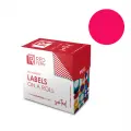 Redfern round colour coded self adhesive labels roll form 19mm box 250 C19 (Per 1) - Fluorescent Pink image