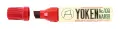 Yoken Permanent Marker Broad Chisel Point No100 - Red image