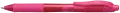 Pentel Energel-X Retractable Gel Rollerball Pen 0.7mm BL107 - Pink image