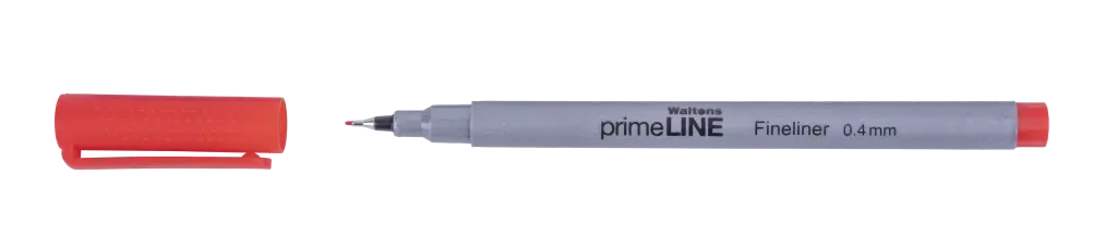 Waltons Primeline Fineliner - Red