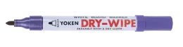 Yoken Whiteboard Marker Fine Bullet Point No600A - Purple