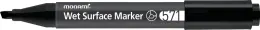 Monami Wet Surface Marker 571 Black 2mm Chisel Waterproof (Each) 