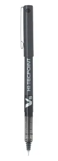 Pilot hi-tech capped rollerball pen liquid gel ink 0.5mm BX-V5 (Per 1) - Black image