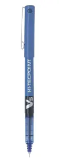 Pilot hi-tech capped rollerball pen liquid gel ink 0.5mm BX-V5 (Per 1) - Blue image
