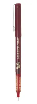 Pilot hi-tech capped rollerball pen liquid gel ink 0.5mm BX-V5 (Per 1) - Red image