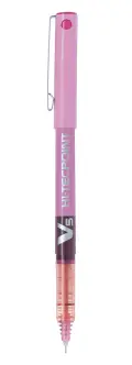 Pilot hi-tech capped rollerball pen liquid gel ink 0.5mm BX-V5 (Per 1) - Pink image