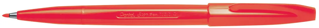 Pentel Sign Pen, Ref: S520 - Red