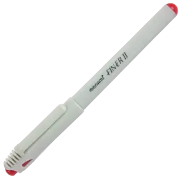 Monami Finer II Fineliner 0.4mm (Each) - Red