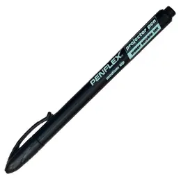 Penflex Over Head Projector Marker, Non Permanent, Medium Point - Black