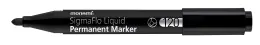 Monami SigmaFlo 120 Permanent Marker Bullet (Each) - Black