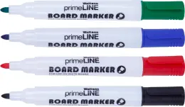 Waltons Primeline Whiteboard Marker Bullet Point Carded Set of 4