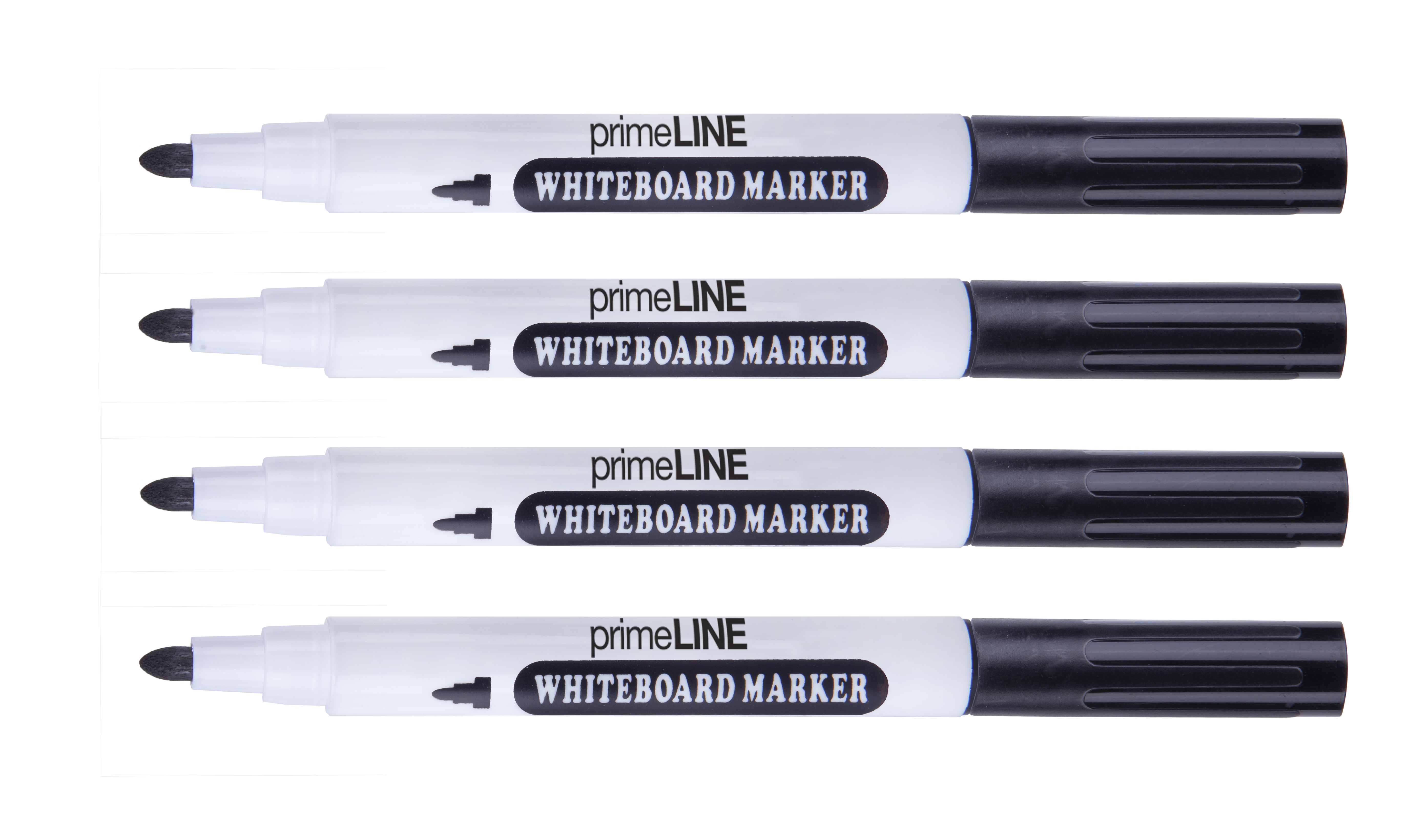 Waltons Primeline Mini White Board Marker 4 Pack - Black | Waltons