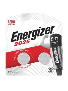 Energizer Battery Lithium Coin 3v 2025BP2 E301326300 (Pack 1)