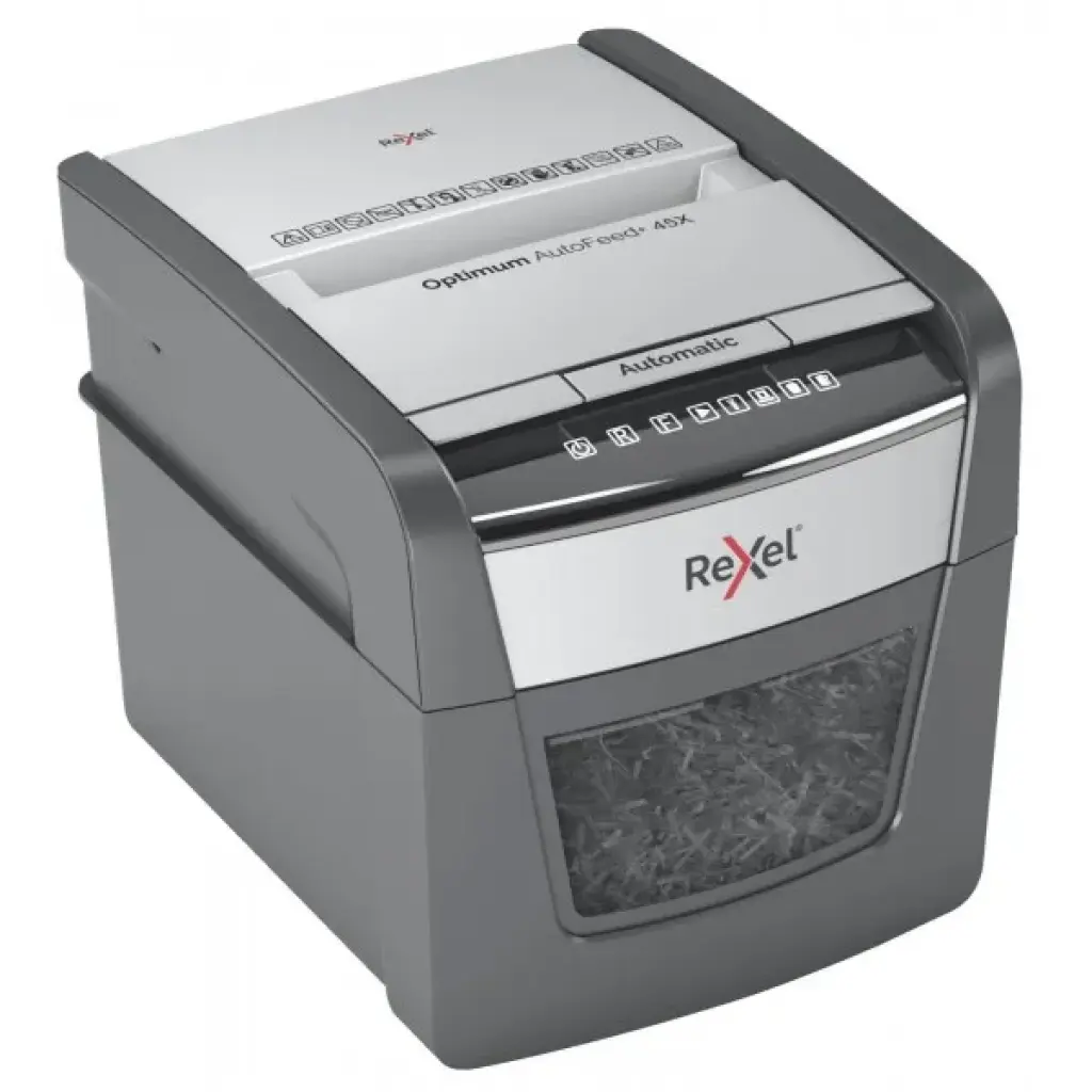 Rexel Optimum AutoFeed+ 45X Automatic Cross Cut P4 Paper Shredder