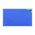 Bulleting Board Ribbed Aluminium Frame 1200mmx1800mm BD0668 - Blue image