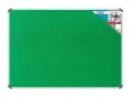 Parrot Bulletin Board Ribbed Aluminium Frame, 1800mm x 1200mm (BD0668) - Green image