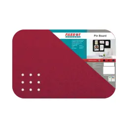 Parrot Pin Board No Frame with Adhesive 600mmx450mm BD0320 - Red