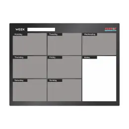 Parrot Planner Cast Acrylic 600mmx450mm BD7126 - Weekly DB7125