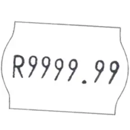 METO Labels 22mmx16mm White
