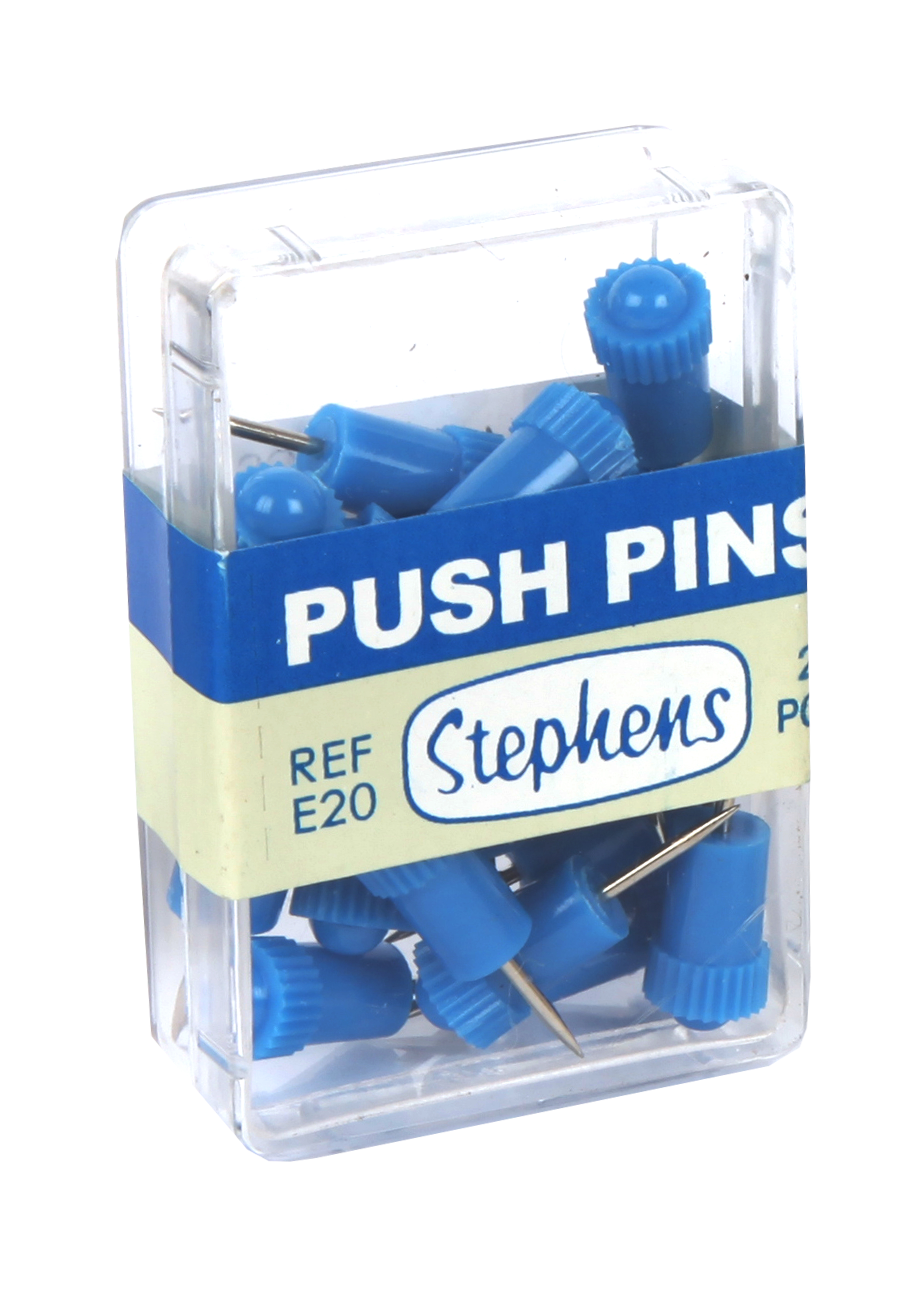 Push Pins E20 Box 20 - Blue | Waltons