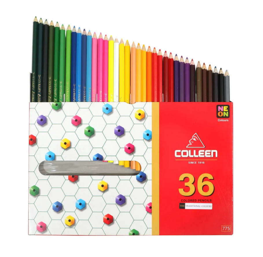 Colleen Colour Pencil Crayons Set of 36 | Waltons