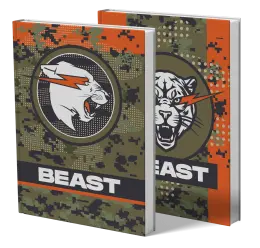 Mr Beast Book Covers - A4 Pre-Cut  5-Pack (8Bitcamo)