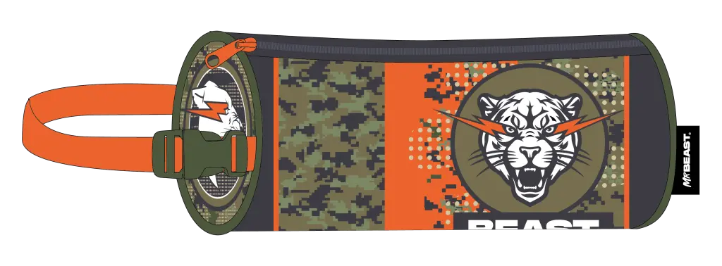 Mr Beast 8Bitcamo Pencil Case - 25cm Barrel