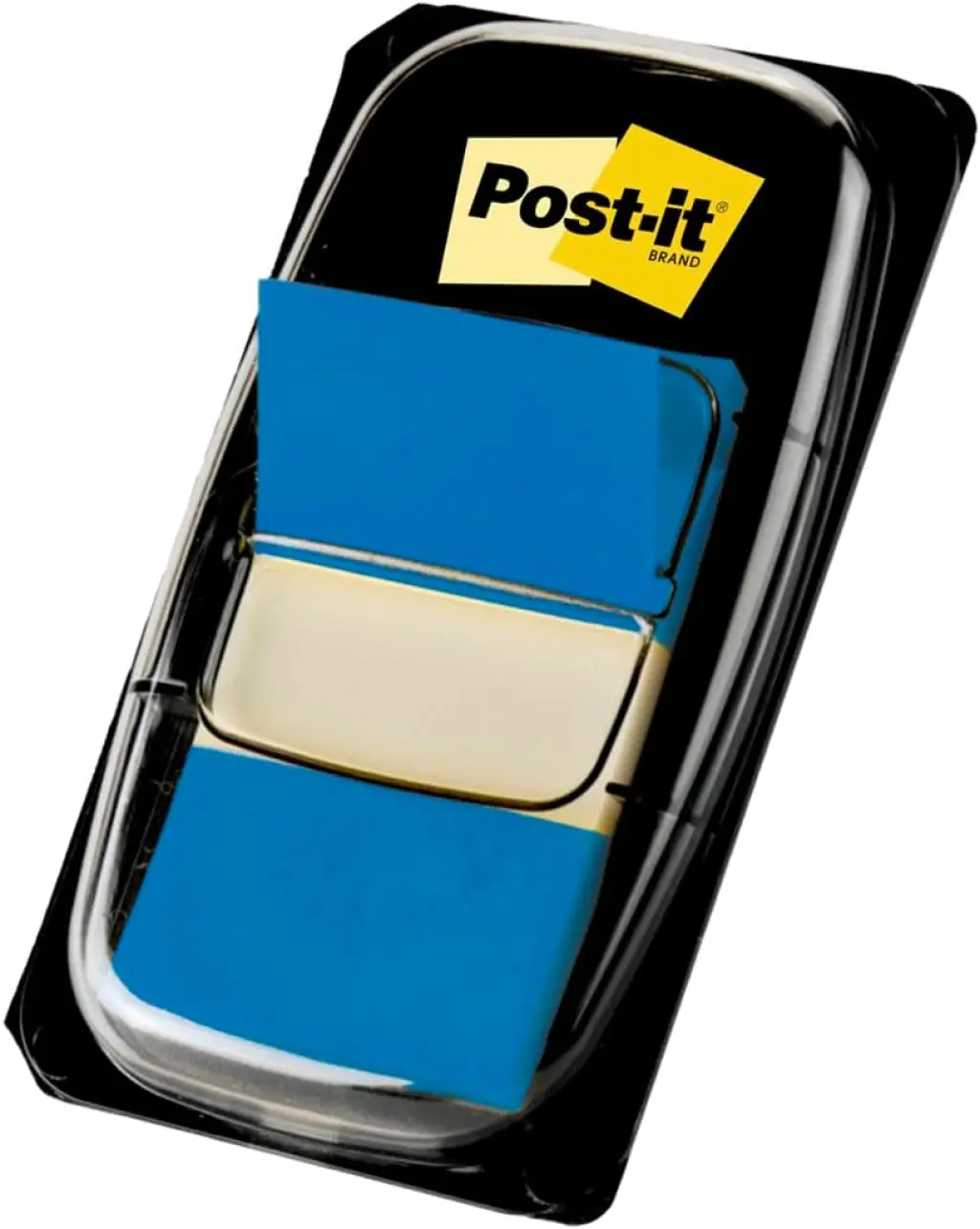3M post-it flags & dispenser, repositionable 25mm x 43mm (50 flags) - Blue