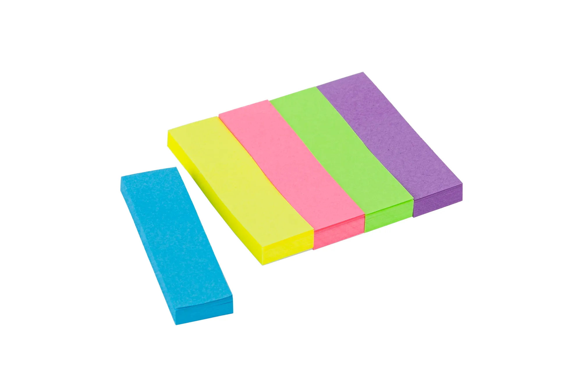 Waltons Primeline Notes Flag Self Adhesive Neon 5 Piece 50mmx14mm