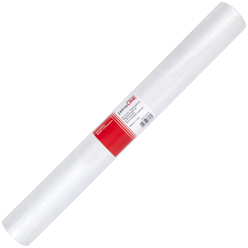 Waltons Primeline Bookcover Foil Self Adhesive Clear Plastic 450mmx10m 60 Micron