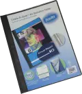 BANTEX Create A Cover Folder A4 PVC Clear Front B3210 - Black image