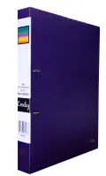 Croxley Translucent PVC 2 D Ringbinder A4 25mm JD831/FIL831 - Purple image