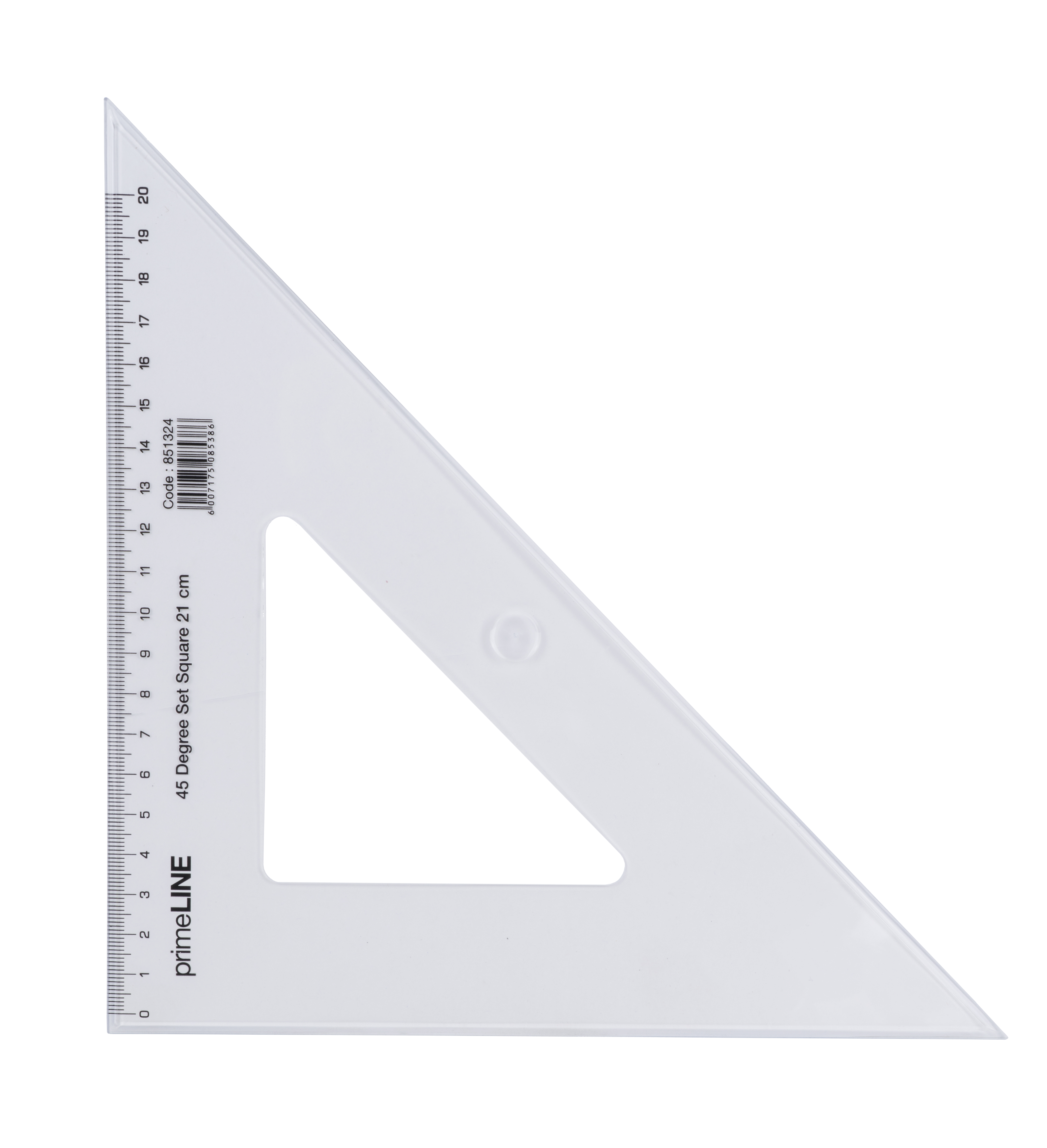 Waltons Primeline 45 Degree Set Square 21 cm | Waltons