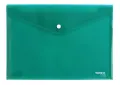 Waltons Primeline A4 Polypropylene Carry Folder with Press Stud CH201 (Each) - Green image