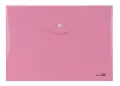 Waltons Primeline A4 Polypropylene Carry Folder with Press Stud CH201 (Each) - Pastel Pink image