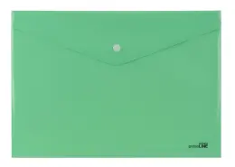 Waltons Primeline A4 Polypropylene Carry Folder with Press Stud CH201 (Each) - Pastel Green
